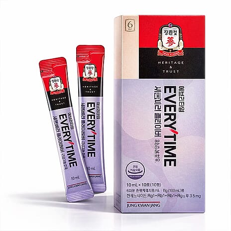 Jung Kwan Jang Korean Red Ginseng Everytime Seven Berry (7 Sticks - 10ml Each)