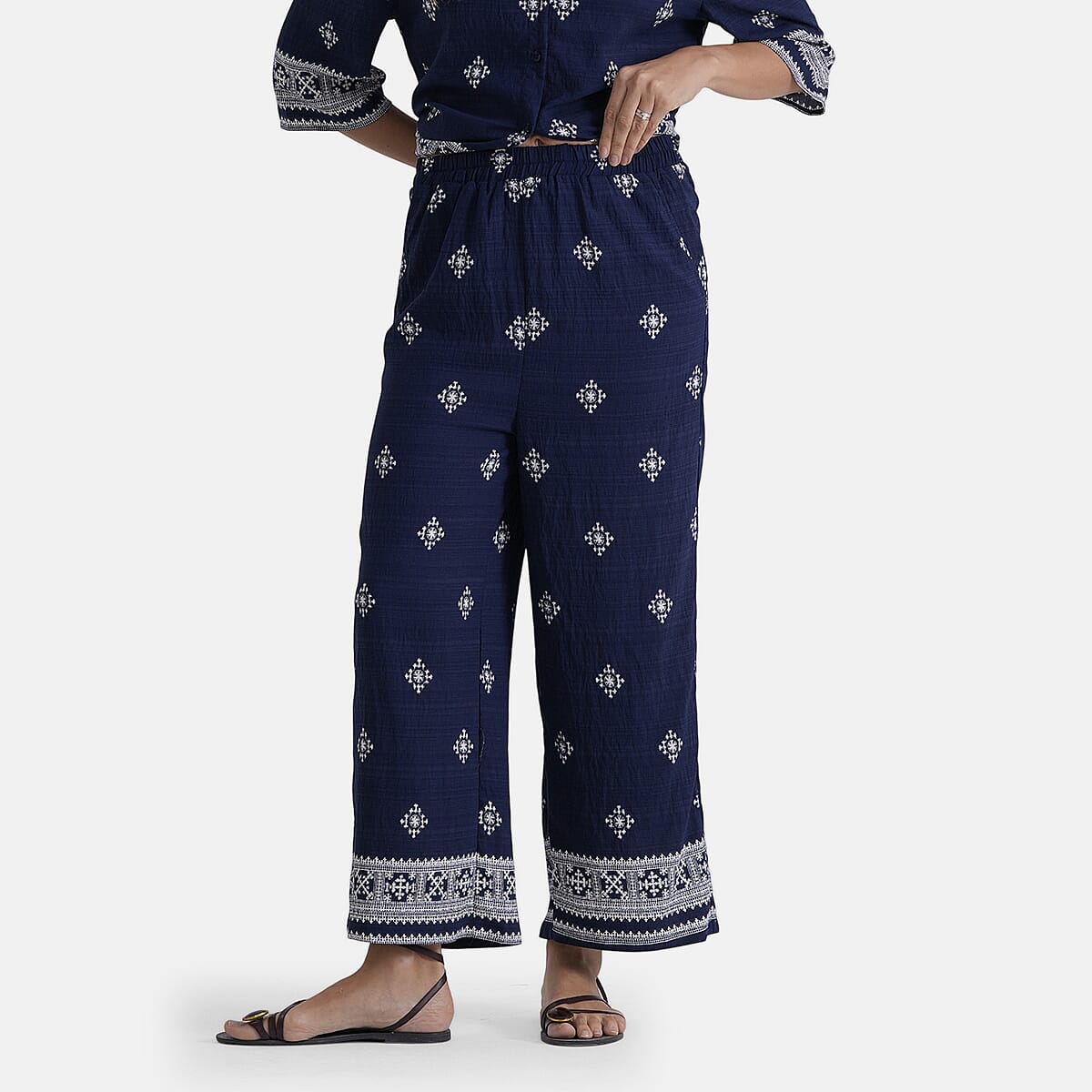 La Marey Printed Jean and Pant/Trouser 
