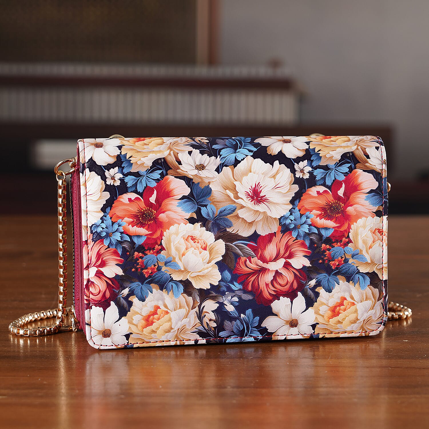 Crossbody Bag (Size - One Size) - Burgundy