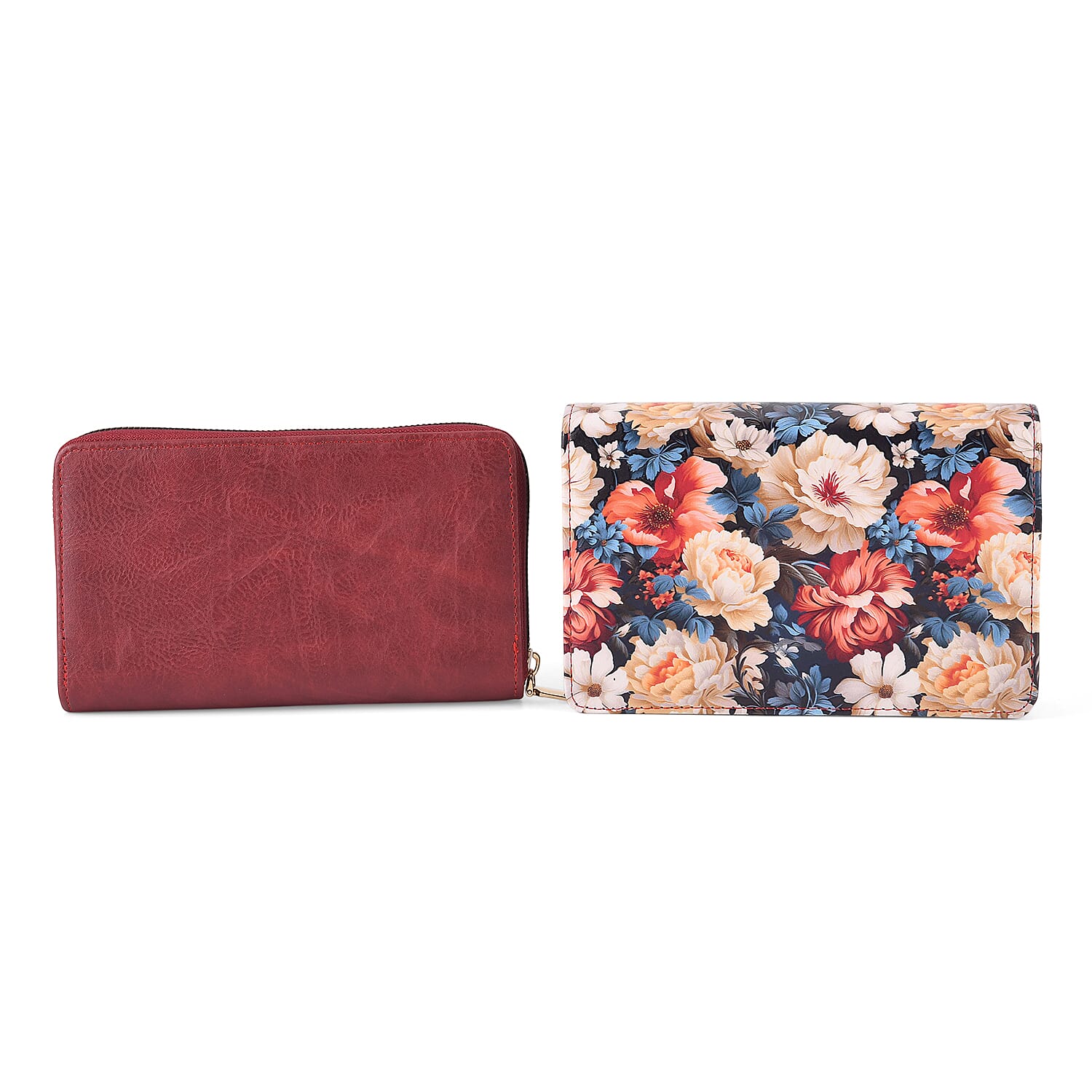 Crossbody Bag (Size - One Size) - Burgundy