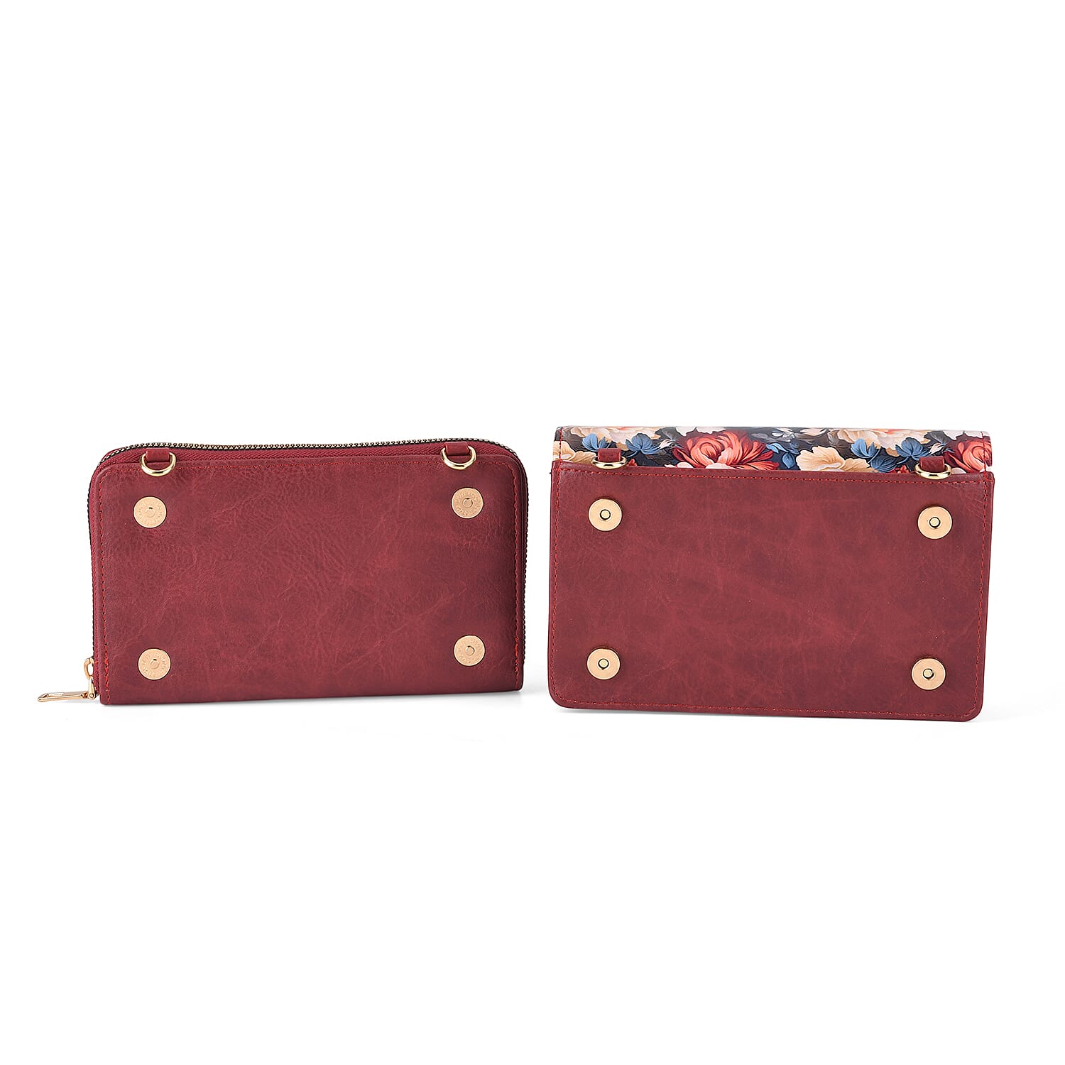 Crossbody Bag (Size - One Size) - Burgundy