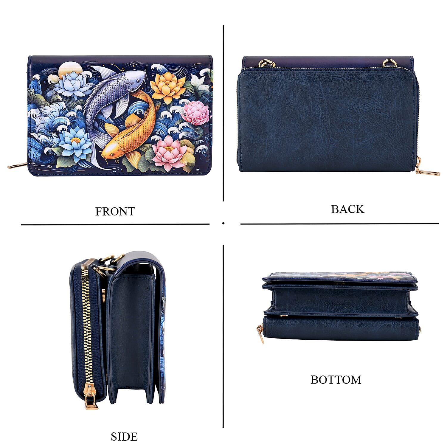 Crossbody Bag (Size - One Size) - Navy