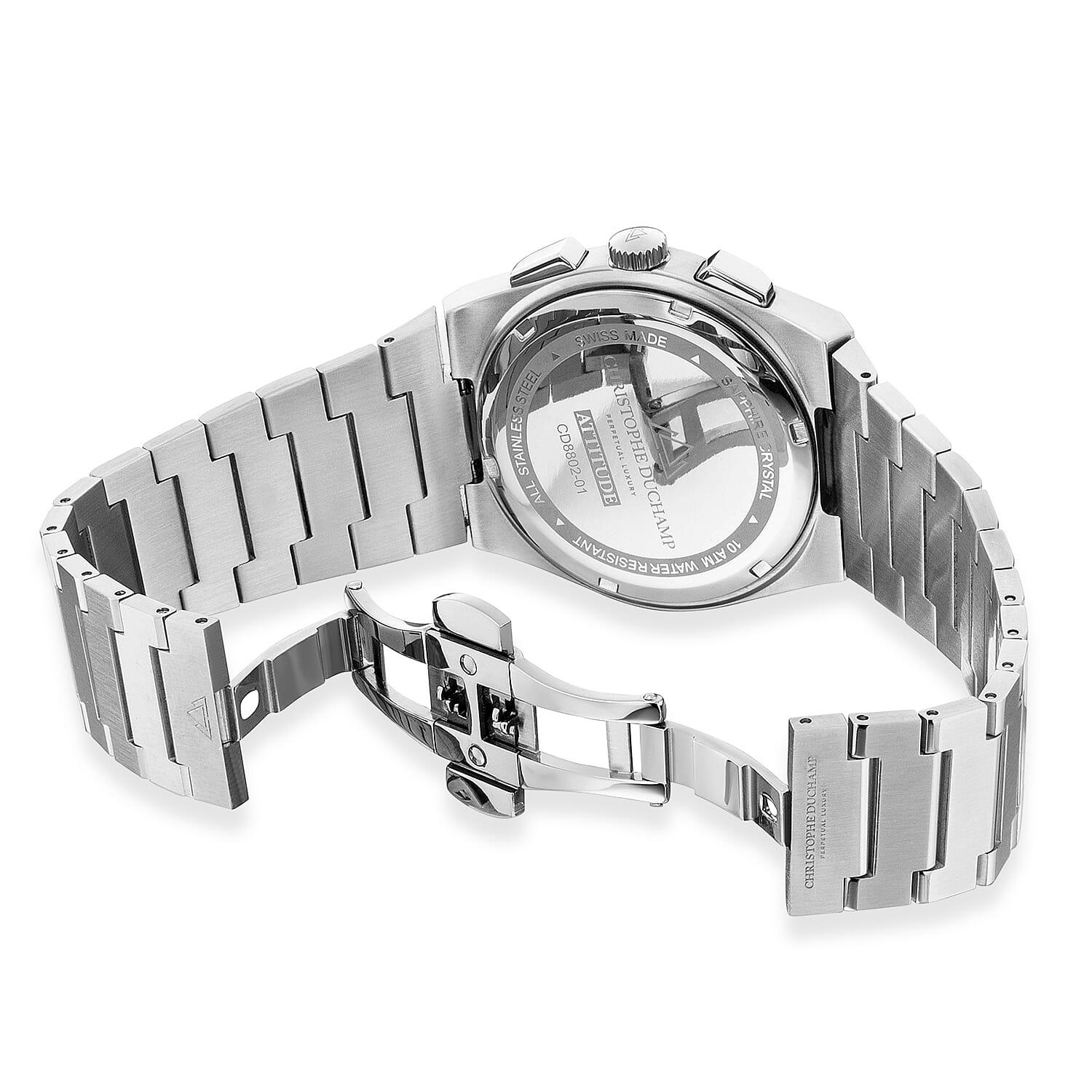 Christophe-Duchamp-Swiss-Quartz-Mens-Watch-in-Stainless-Steel-Silver