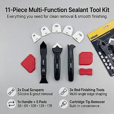 11 Piece Multi-Function Sealant Tool Kit
