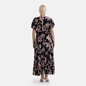 https://tjcuk.sirv.com/Products/84/8/8480912/Maisi-Printed-Dress-Size-One-Size-Black-Pink_8480912_2.jpg?w=342&h=342