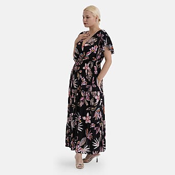 https://tjcuk.sirv.com/Products/84/8/8480912/Maisi-Printed-Dress-Size-One-Size-Black-Pink_8480912_3.jpg?w=342&h=342