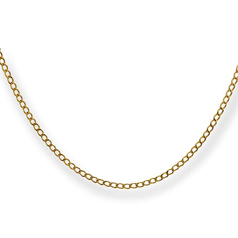 Maestro Collection -9K Yellow Gold Necklace (Size - 20) with Spring Ring Clasp