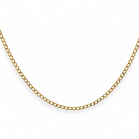 Maestro Collection - 9K Yellow Gold Necklace (Size - 20) with Spring Ring Clasp. Gold Wt 2.01 Gms