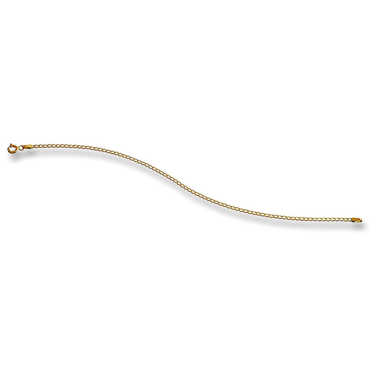 Maestro Collection -9K Yellow Gold Bracelet (Size - 7.5) with Spring Ring Clasp