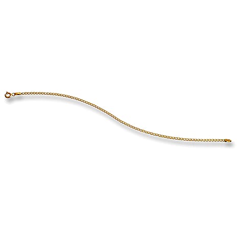 Maestro Collection -9K Yellow Gold Bracelet (Size - 7.5) with Spring Ring Clasp
