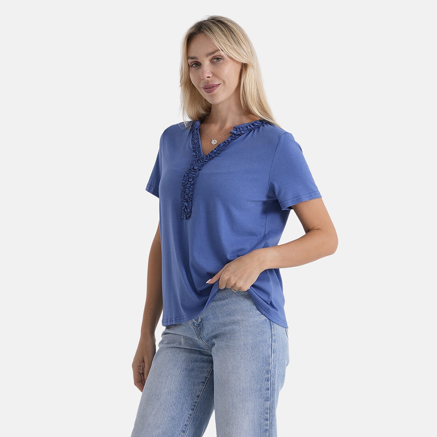 & Maisi Solid Blouse 