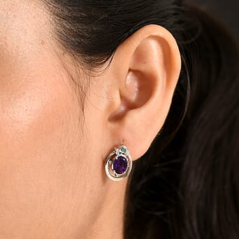 https://tjcuk.sirv.com/Products/84/8/8481307/D-Joy-African-Amethyst-Emerald-White-Zircon-Fancy-Earring-in-Platinum-_8481307_1.jpg?w=342&h=342