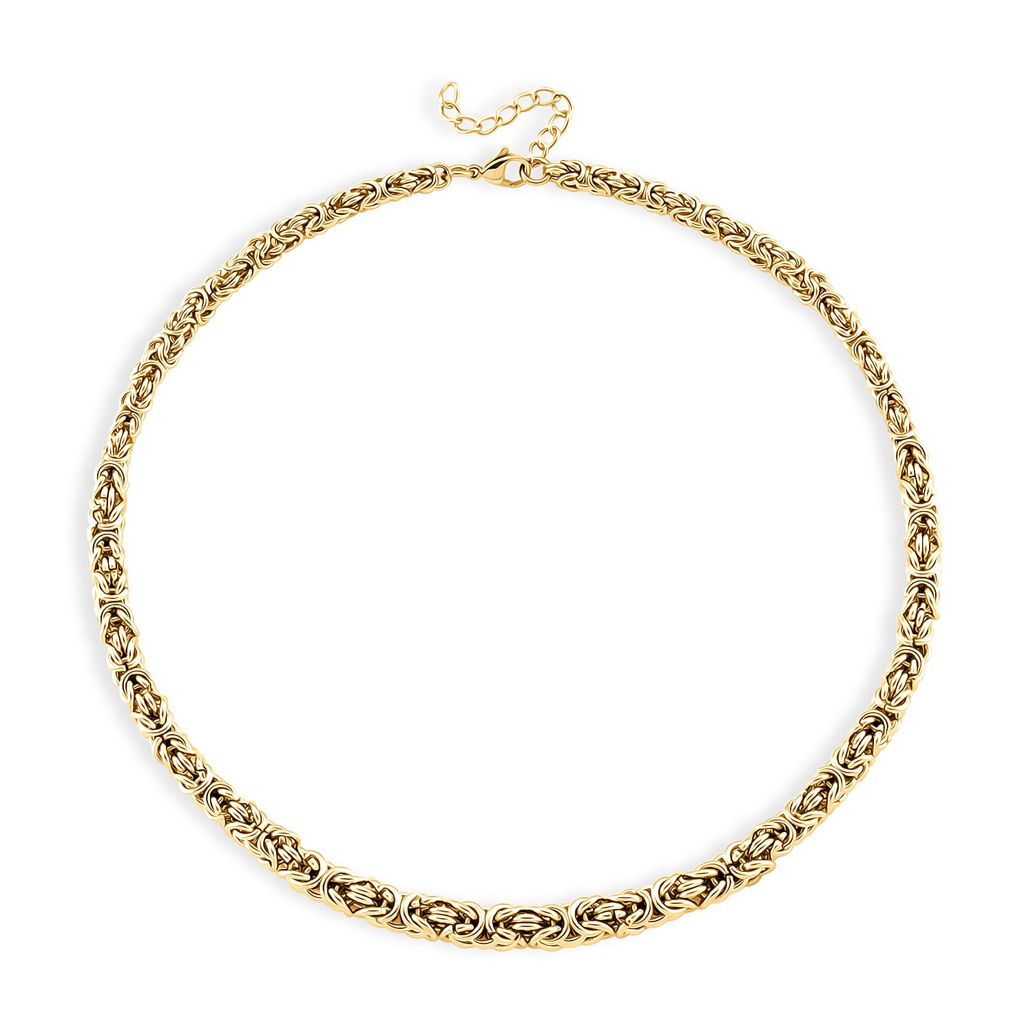 Necklace (Size - 20) with Lobster Clasp in Yellow Gold Tone