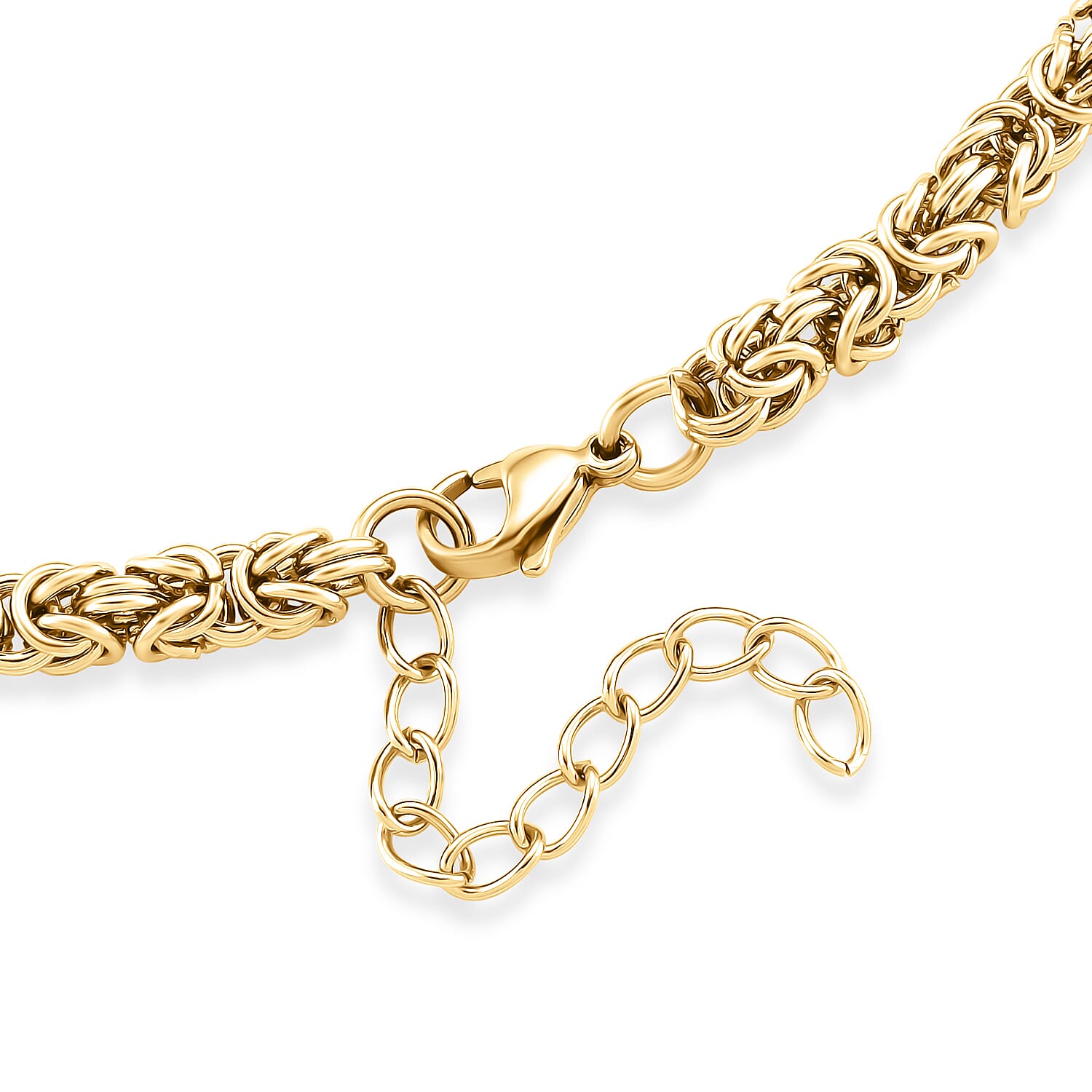 Necklace (Size - 20) with Lobster Clasp in Yellow Gold Tone