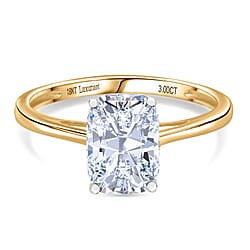 LUXURIANT 3 Carat Old Mined Cut Lab Grown Diamond Celebrity Style Solitaire Ring - IGI Certified (VS-EF)