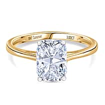 Luxuriant 18K Yellow Gold IGI Certified VS-EF Lab Grown OLD MINE CUT Diamond Solitaire Ring 3.00 Ct