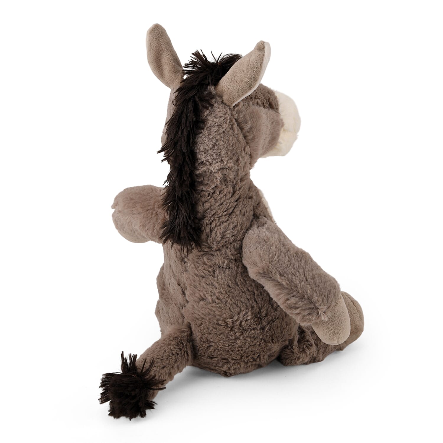 LIVMORE Decorative Plush Horse Door Stopper - Anti-Slam & Lockout Protection & Pinch-Free Safety (25x18x17 cm) - Brown