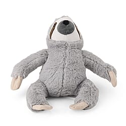 LIVMORE Decorative Plush Cat Door Stopper -  (15x10x 18 cm) - Grey