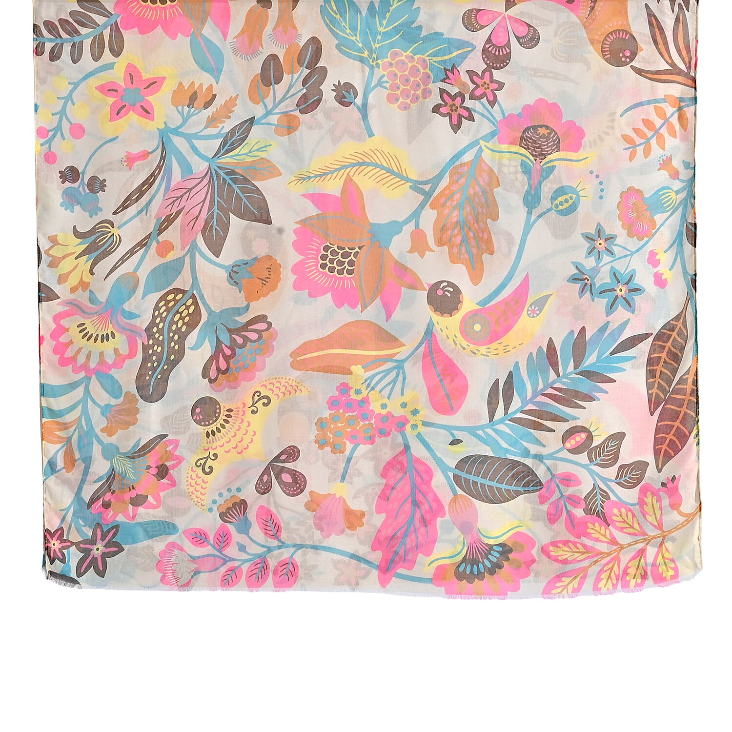 - Maisi Printed Scarf (Size - One Size) - Khaki