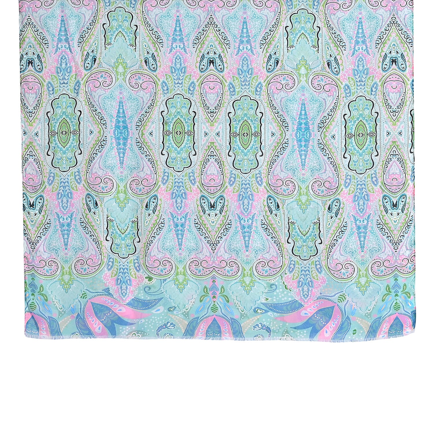 - Maisi Printed Scarf (Size - One Size) - Blue