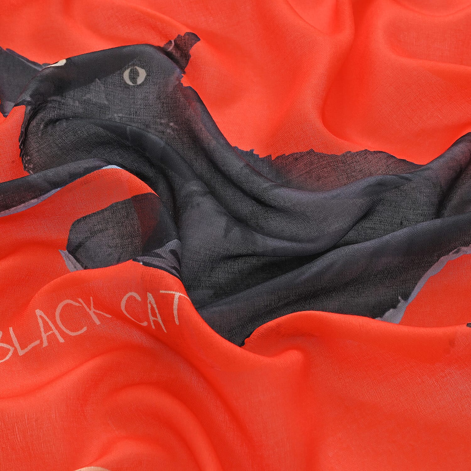 - Maisi Printed Scarf (Size - One Size) - Red