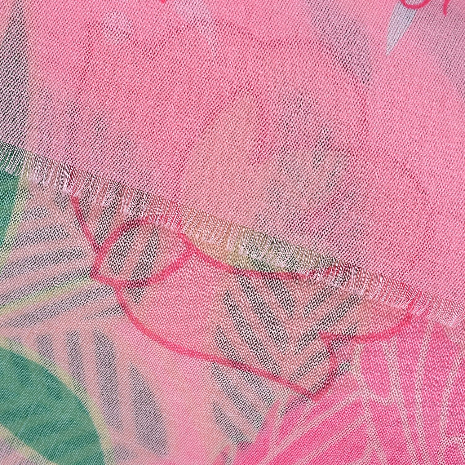 - Maisi Printed Scarf (Size - One Size) - Pink