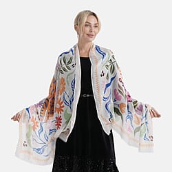 - Maisi Printed Scarf (Size - One Size) - Red