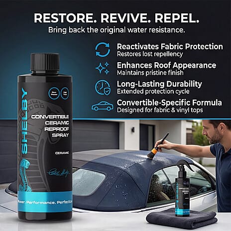 Shelby Convertible Ceramic Reproof Spray - Black - Blue