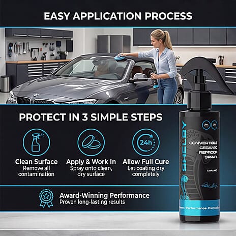 Shelby Convertible Ceramic Reproof Spray - Black - Blue
