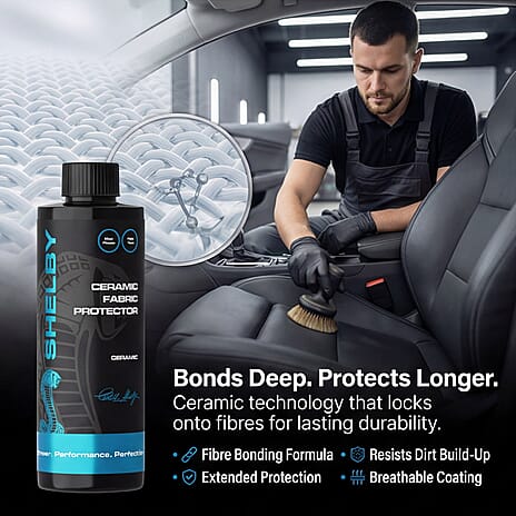 Shelby Ceramic Fabric Protector - Black - Blue