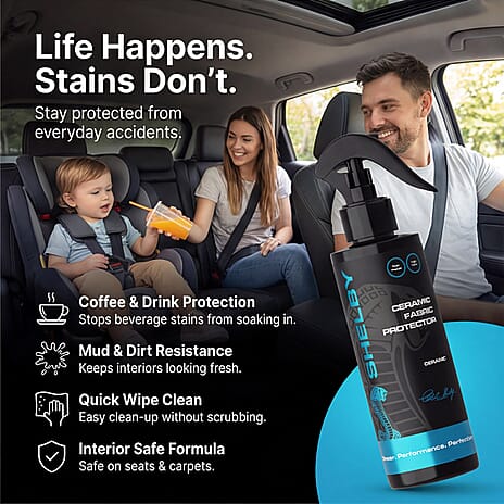 Shelby Ceramic Fabric Protector - Black - Blue