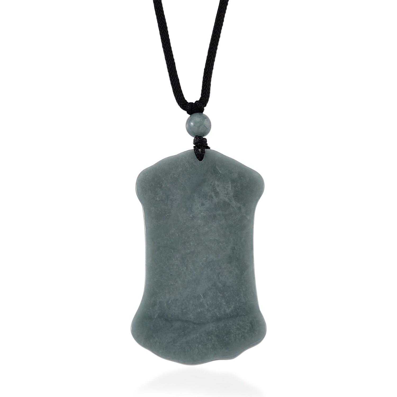 Natural Jade Adjustable Necklace with Cotton Thread (Size - 28) 80.00 Ct.
