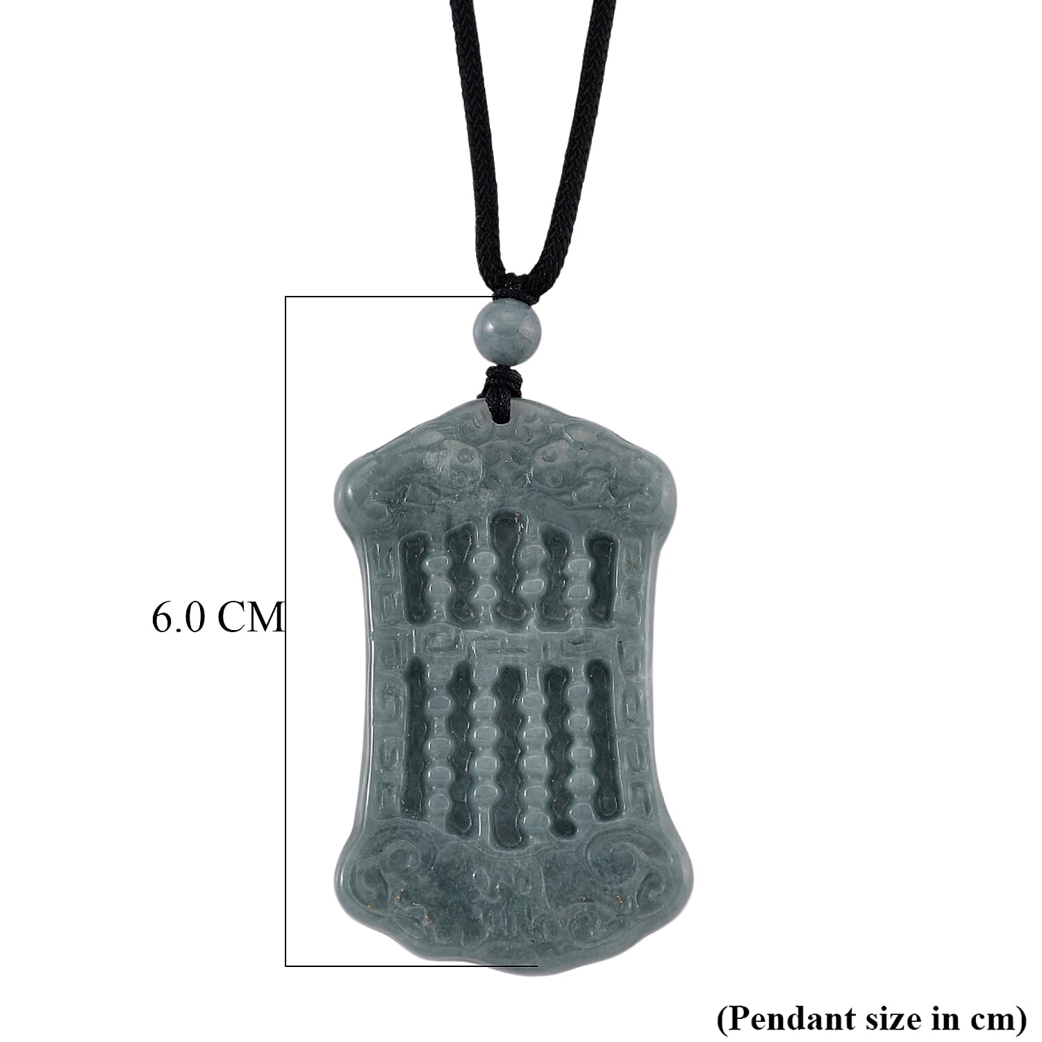 Natural Jade Adjustable Necklace with Cotton Thread (Size - 28) 80.00 Ct.