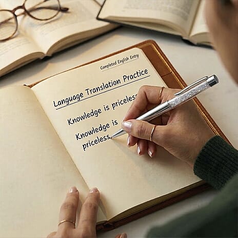 White Colour Moissanite Pen in Silver Tone