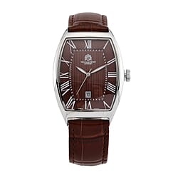 WILLIAM HUNT Limited Edition Japanese Miyota Movement 3ATM Water Resistant Watch With Genuine Leather Strap & Presentation Box - White