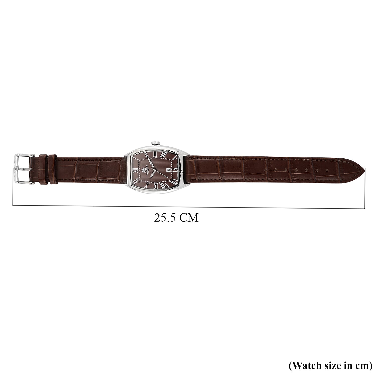 WILLIAM HUNT Limited Edition Japanese Miyota Movement 3ATM Water Resistant Watch With Genuine Leather Strap & Presentation Box - Brown