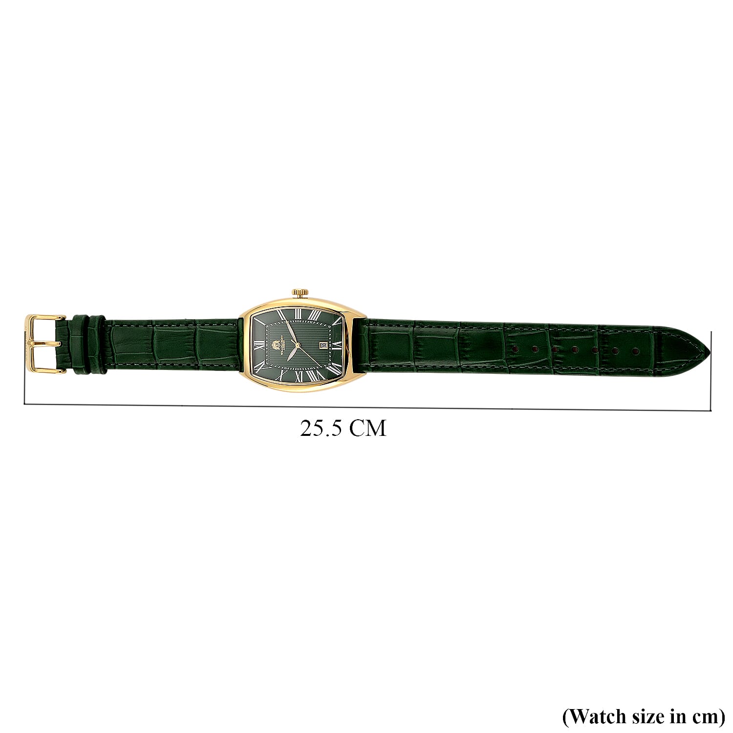 WILLIAM HUNT Limited Edition Japanese Miyota Movement 3ATM Water Resistant Watch With Genuine Leather Strap & Presentation Box - Green