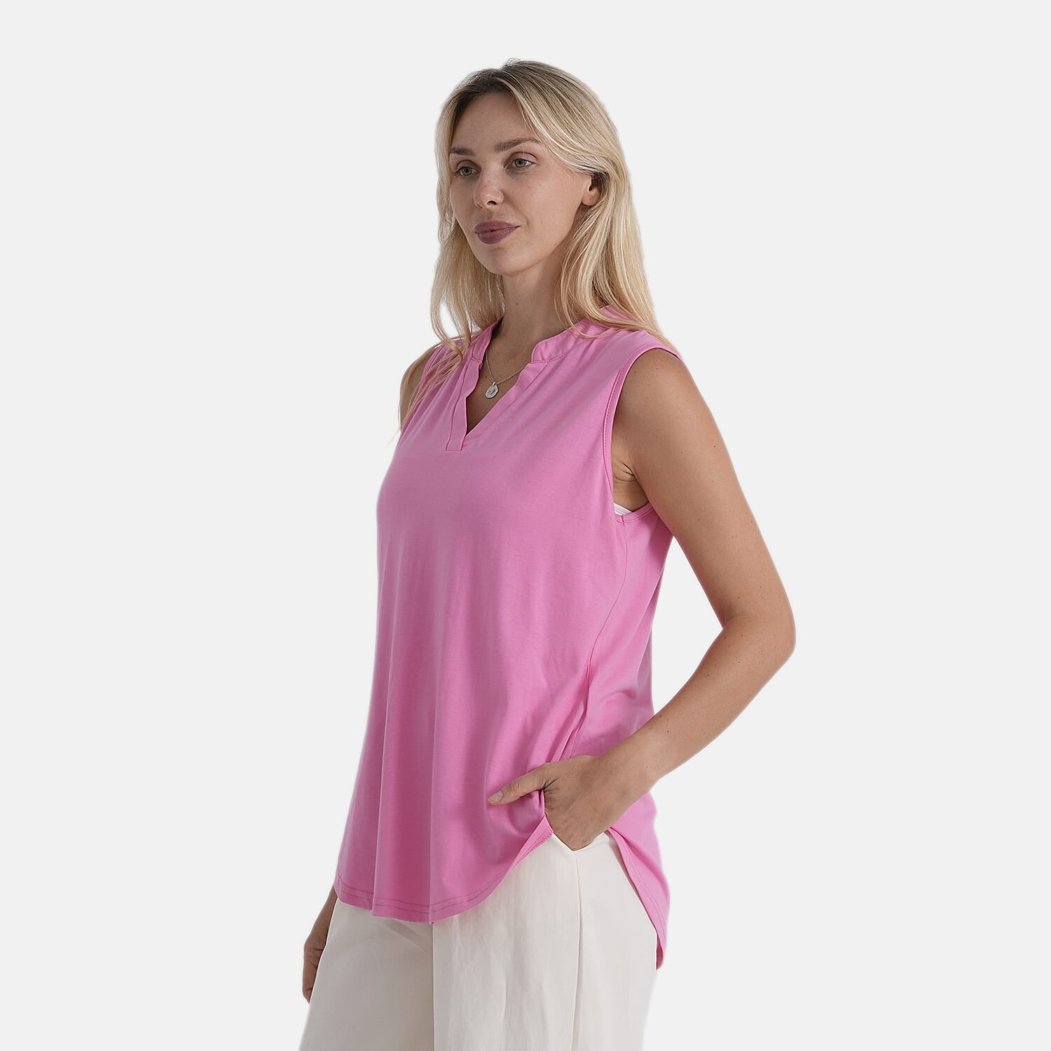 & Maisi Patterned Blouse (Size - Small) - Pink