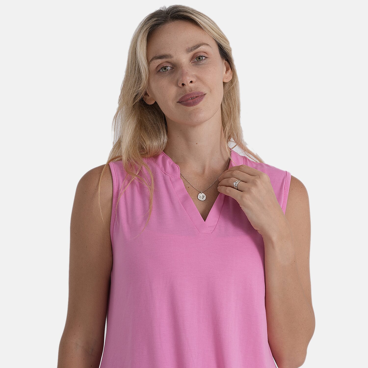 & Maisi Patterned Blouse (Size - Small) - Pink