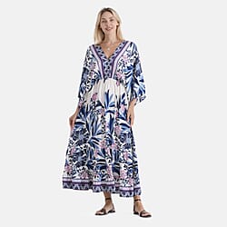 La Marey Printed Dress (Size - One Size) - Black White