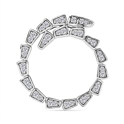 LUXURIANT Lab Grown Diamond Circle Pendant in 18K Vermeil Yellow Gold Over Sterling Silver 0.31 Ct.