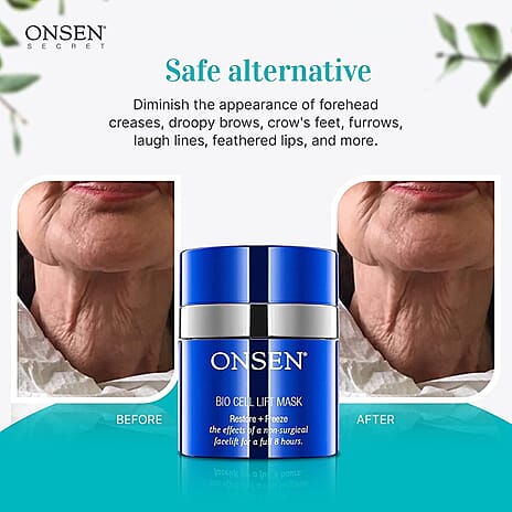 Bio Cell Anti-Wrinkle Lift Mask Professional Skin Lifting Therapy Restores Firmness, Smoothness - Glow for a Refreshed Appearance
