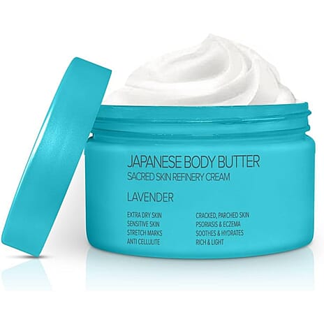 Japanese Body Butter - Intensified Hdyraton for Dry - Cracked Skin - Lavendar