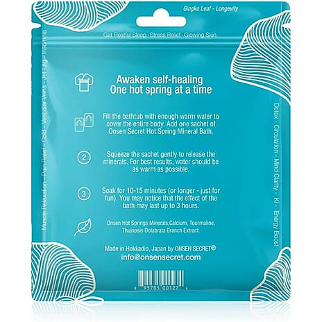 Onsen Japanese Hot Spring Mineral Bath, Premium Wellness Bath Ritual  Restores Body Energy with Mineral Rich Japanese Hot Spring Essence