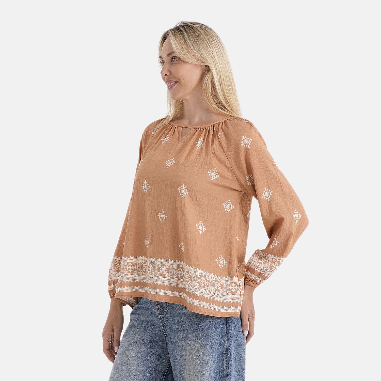 La Marey Printed Blouse 