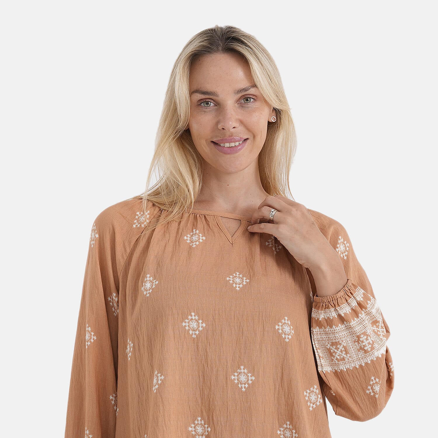 La Marey Printed Blouse 