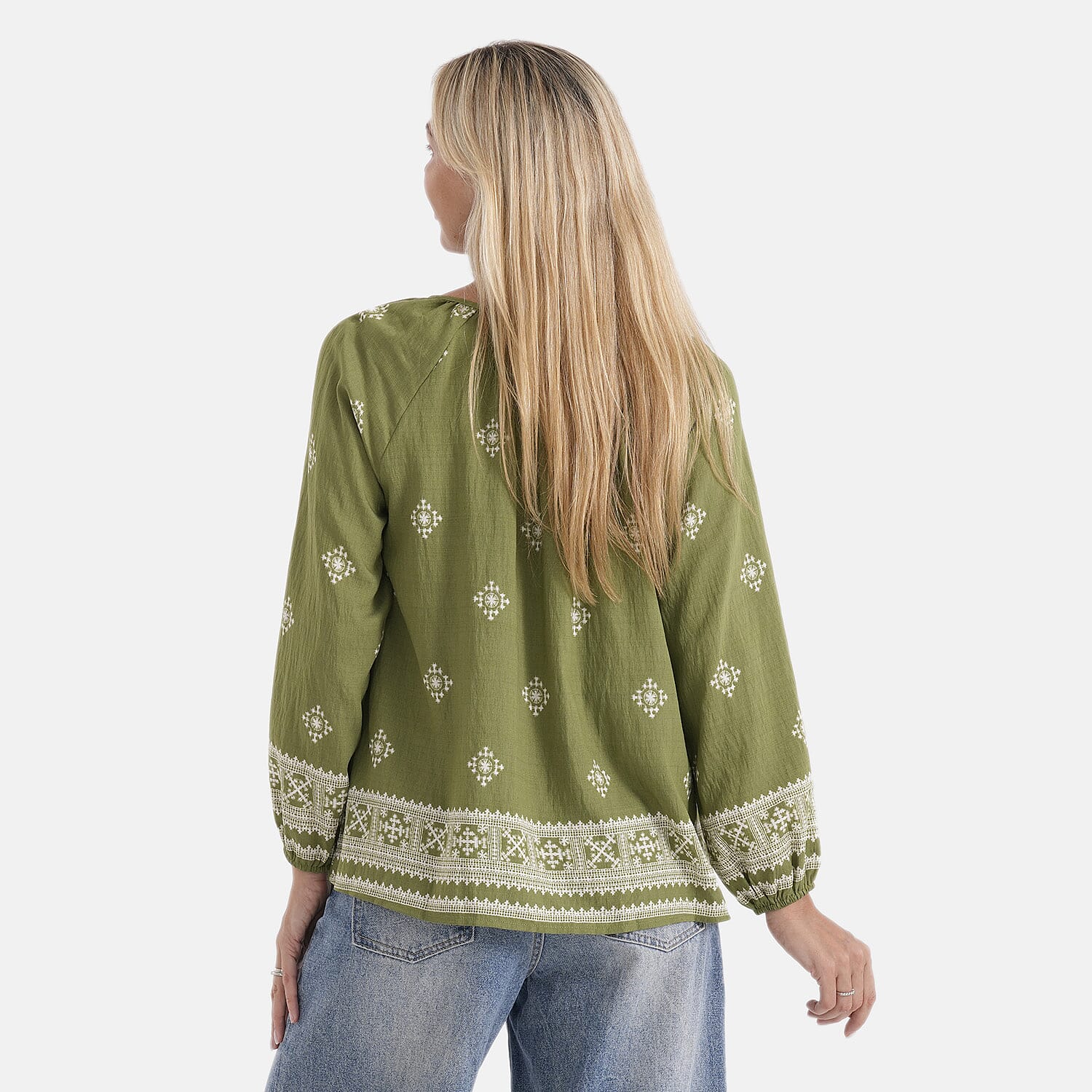 La Marey Printed Blouse 