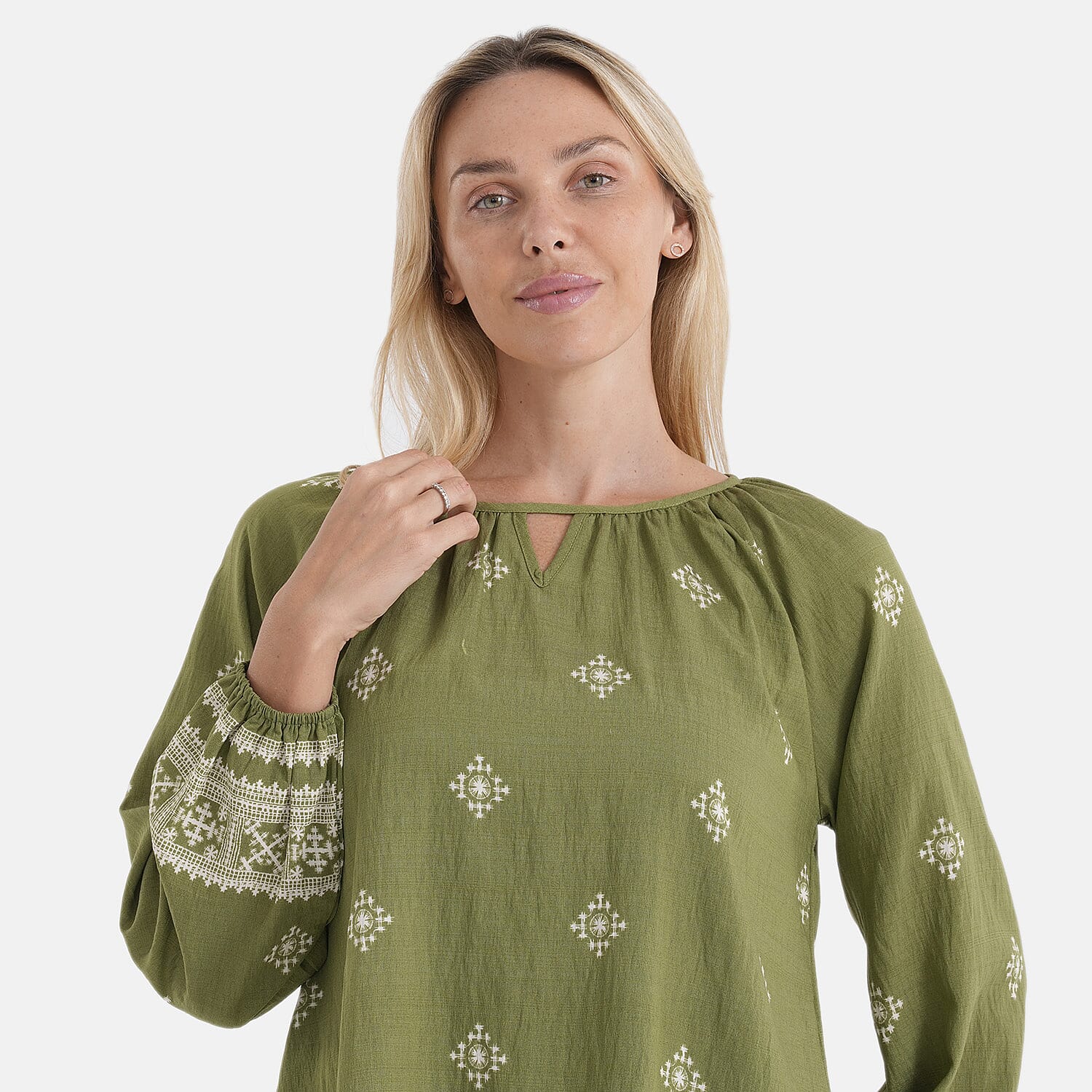 La Marey Printed Blouse 