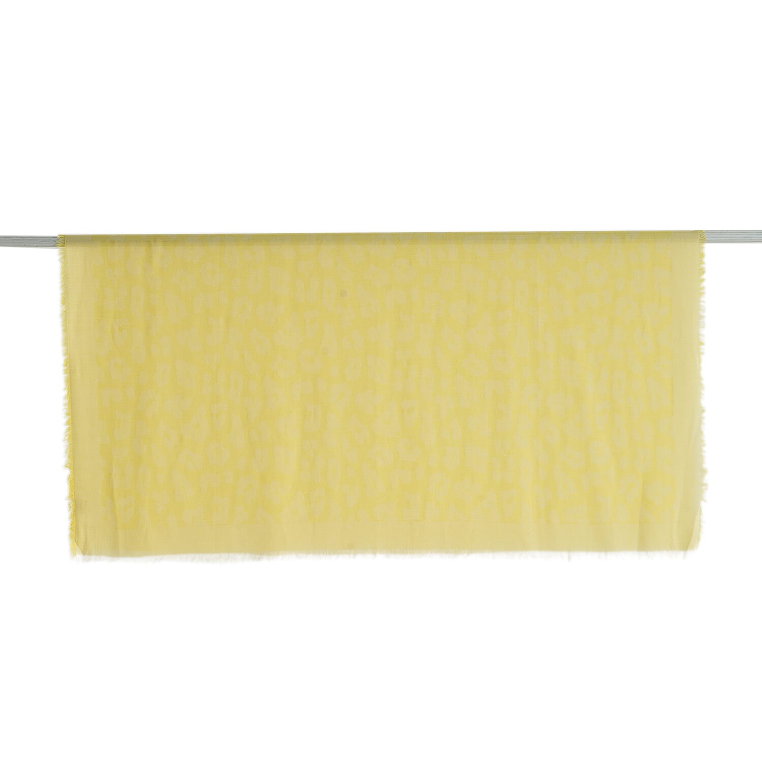 - Maisi 100% Cotton Printed Square Scarf (140 x 140 cm) - Yellow