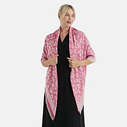 - Maisi 100% Cotton Printed Square Scarf (140 x 140 cm) - Coffee
